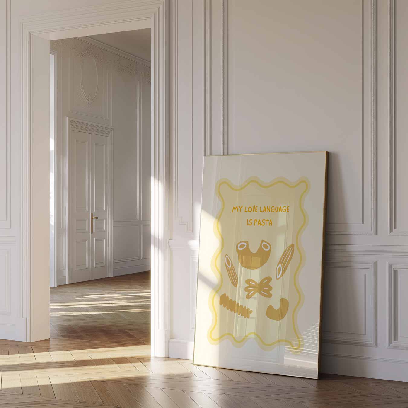 Pasta Liefde Poster-WallArtistic
