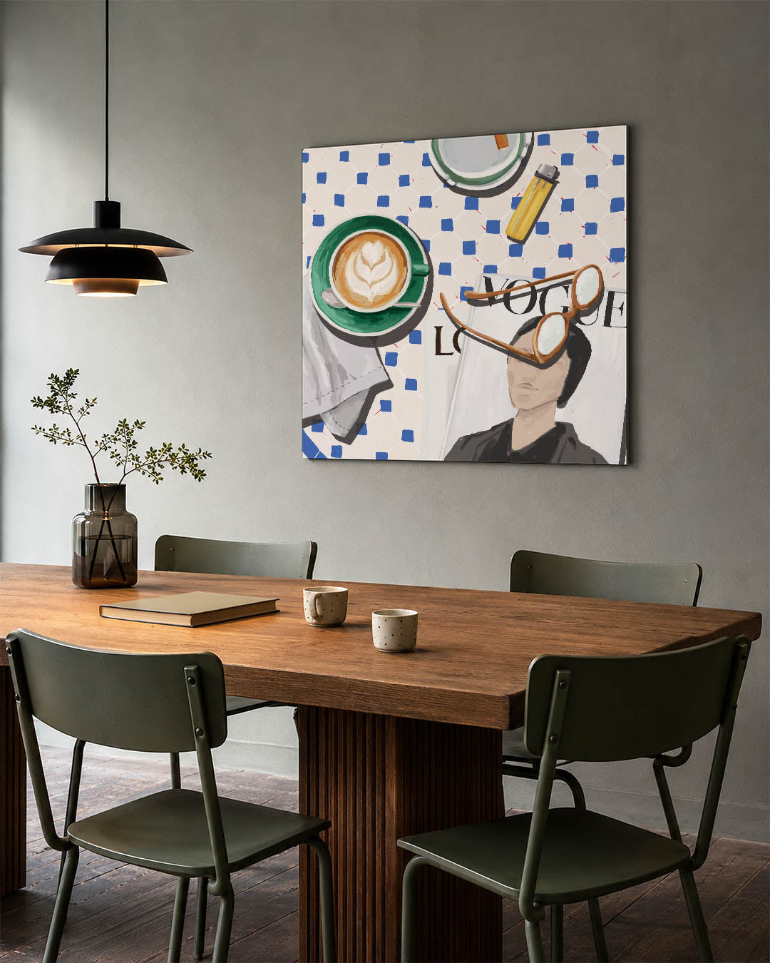 Dagelijkse momenten Kunstwerk