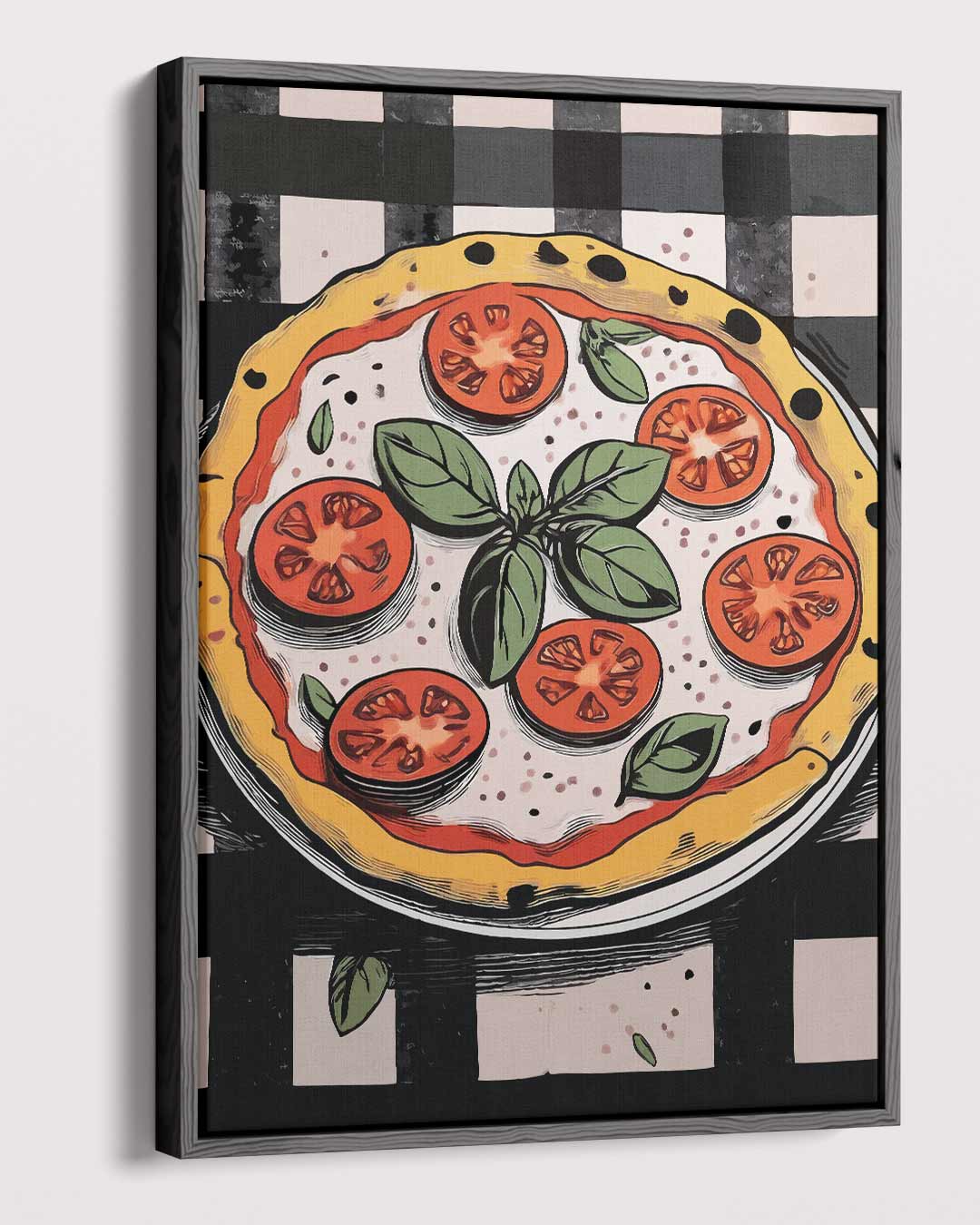 Pizza Op Je Muur Kunstwerk-canvas-dibond-plexiglas-wanddecoratie-WallArtistic