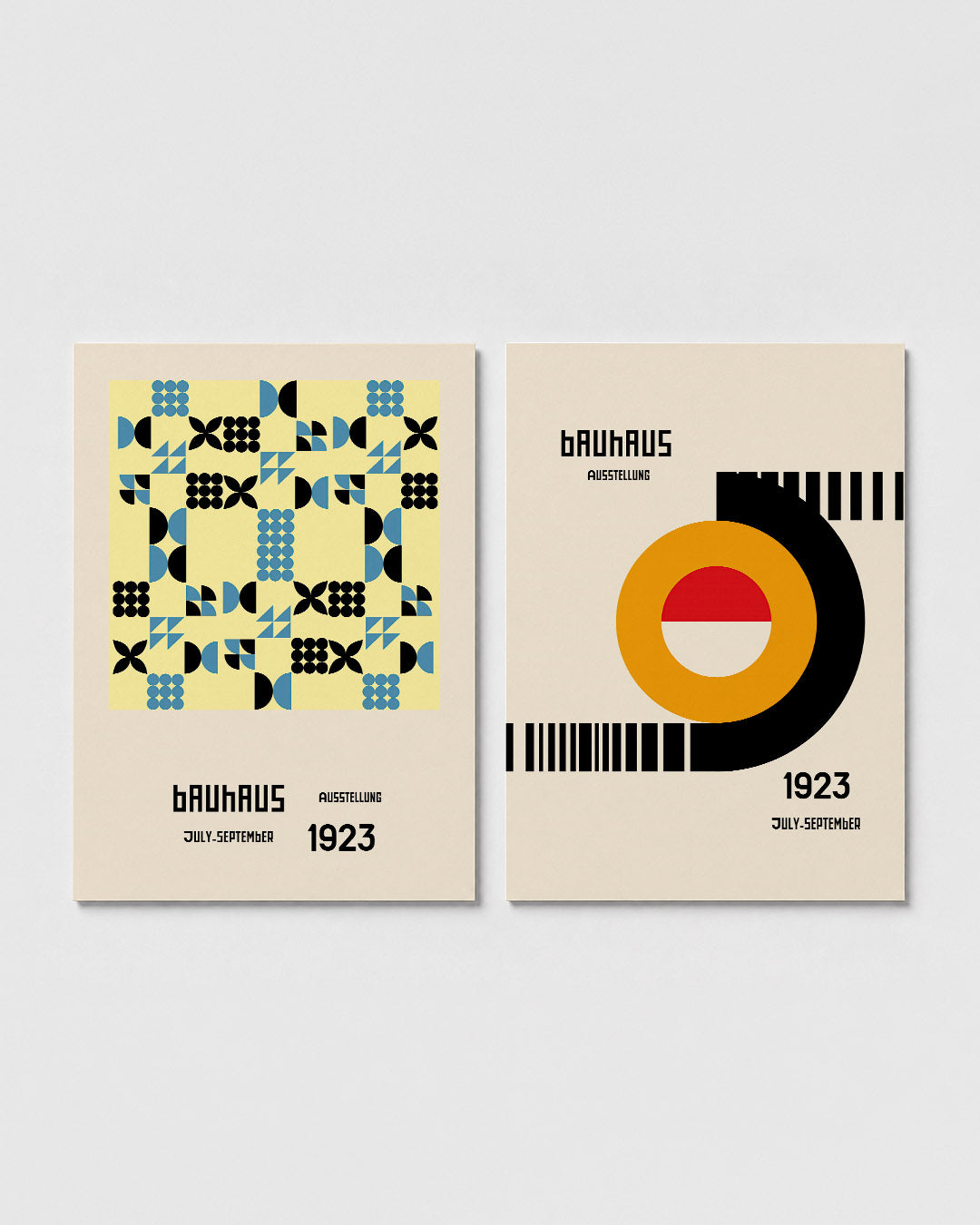 Vormen en vlakkenspel Posterset