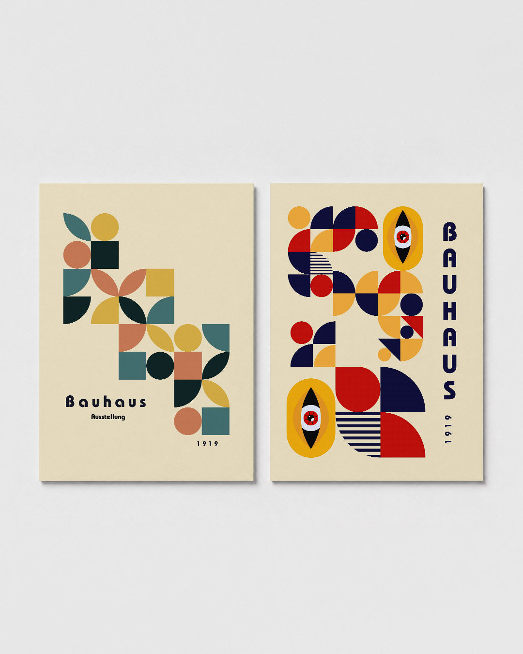 Vormen en kleurvlakken Posterset