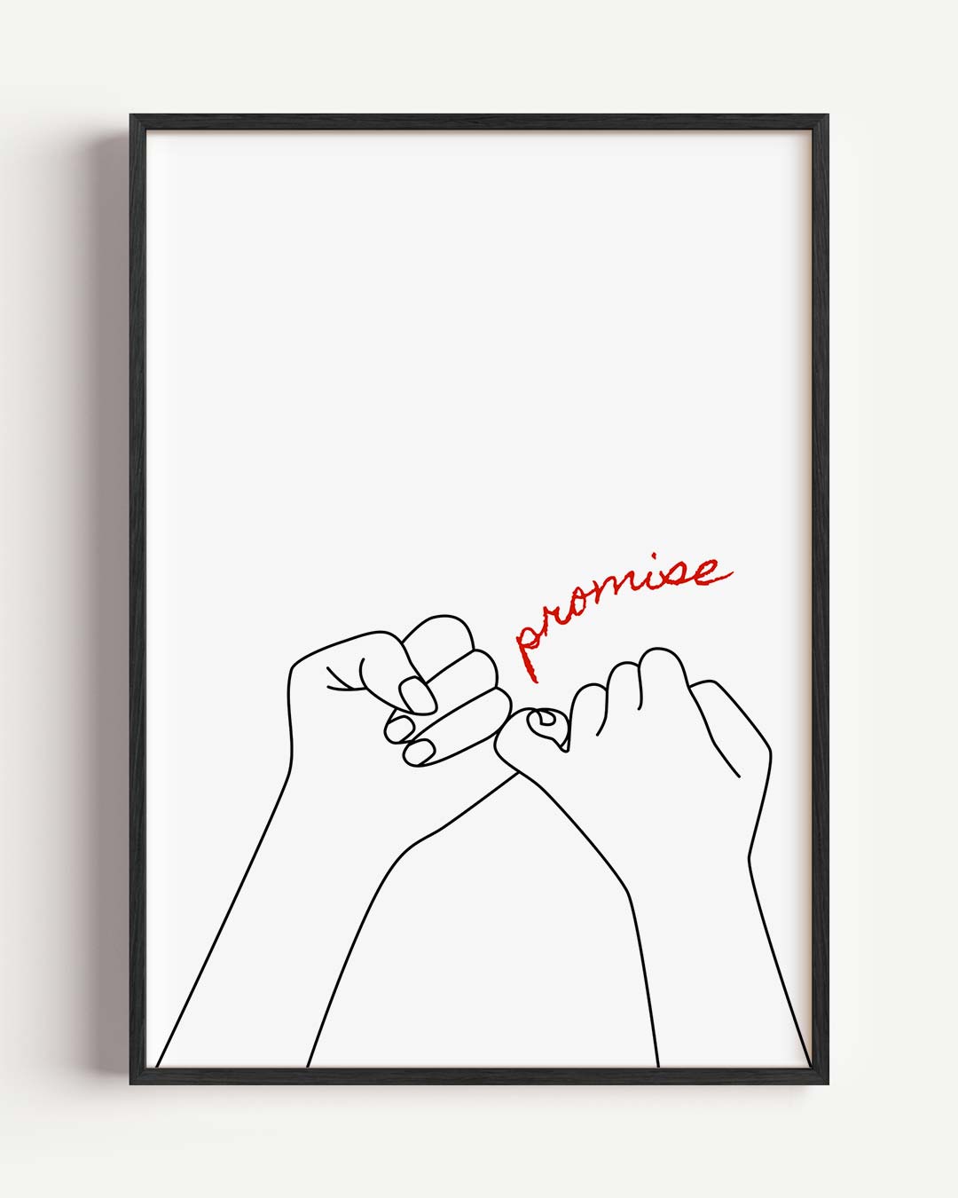Pinky Promise Poster-WallArtistic