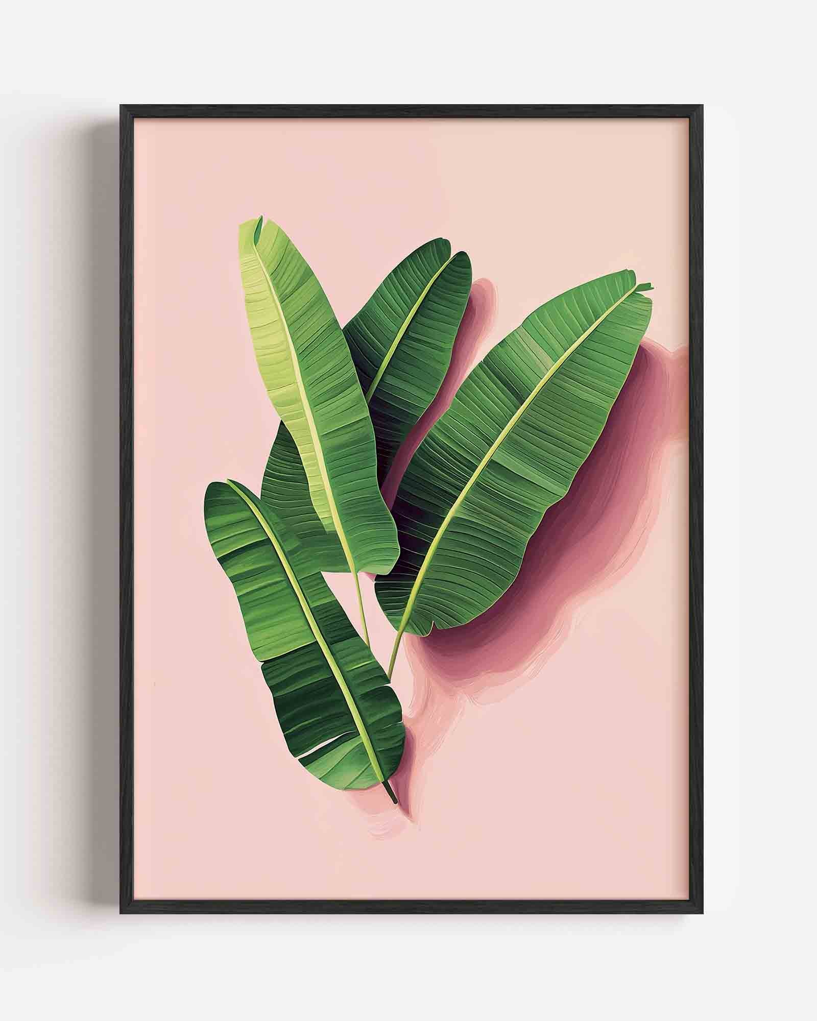 Banana bladeren Poster