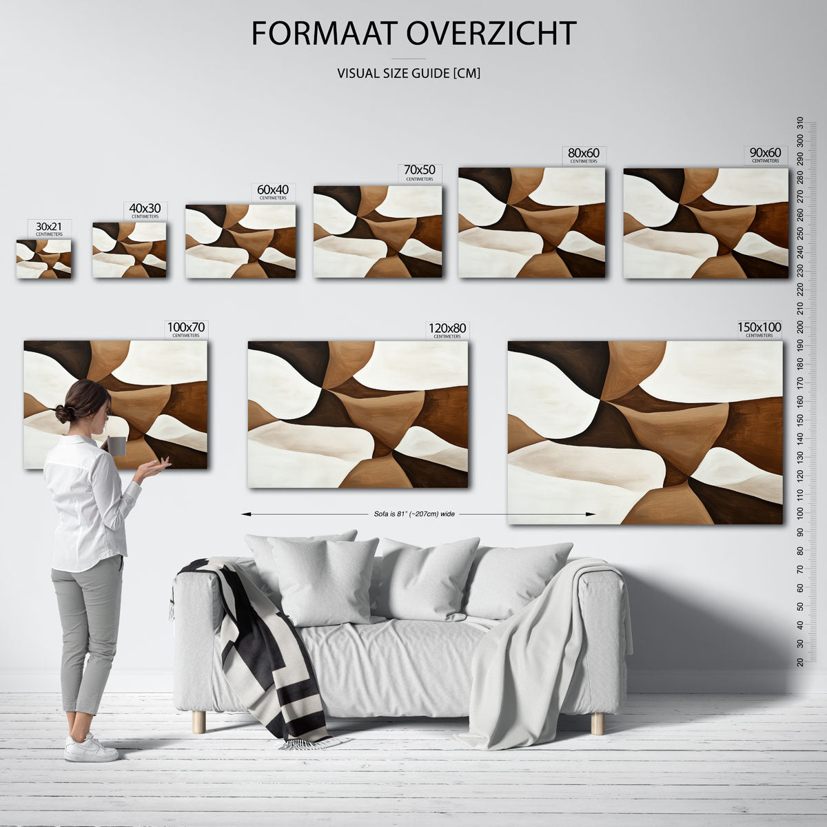 Abstracte vormen Poster