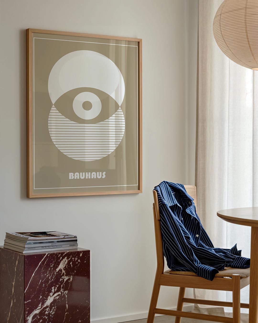 Cirkelvormen en lijnen Poster