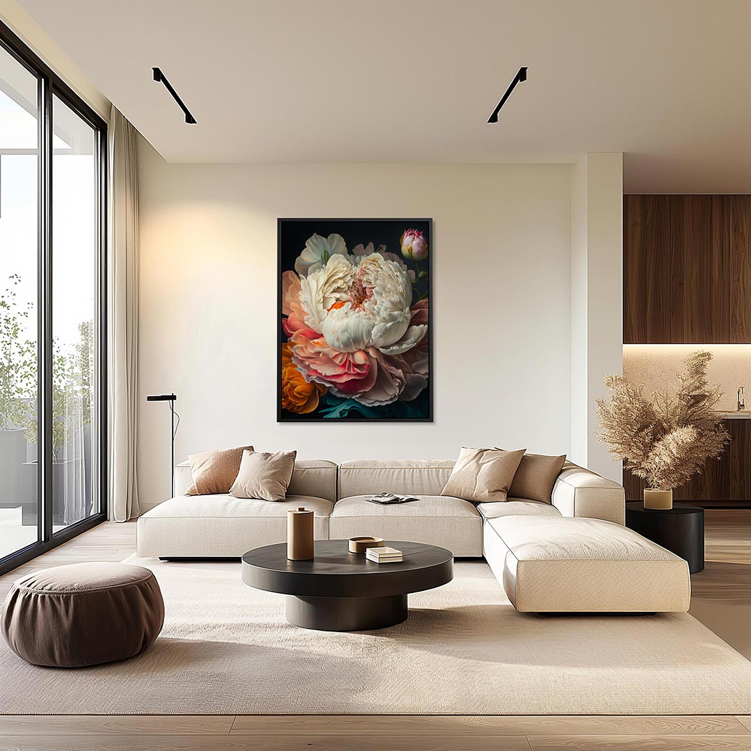 Bloemrijke harmonie Kunstwerk