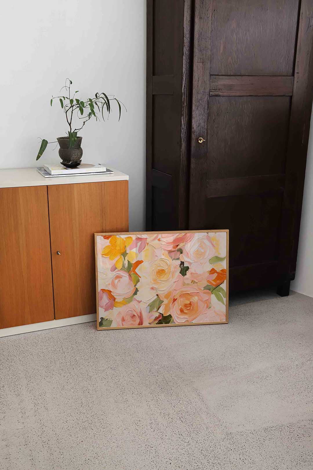 Bloemen in zachte tinten Poster