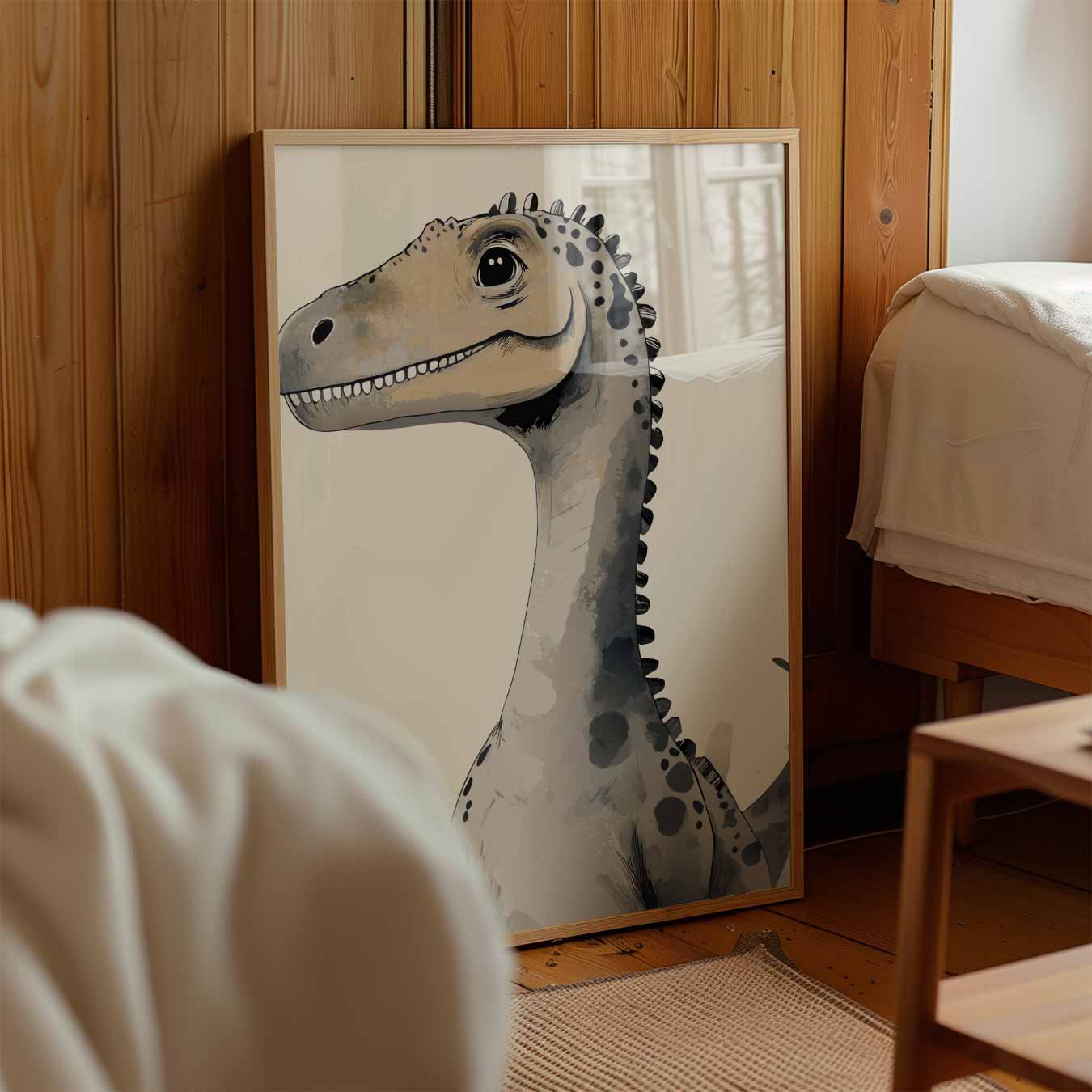 Schattige Dinosaur Poster-WallArtistic