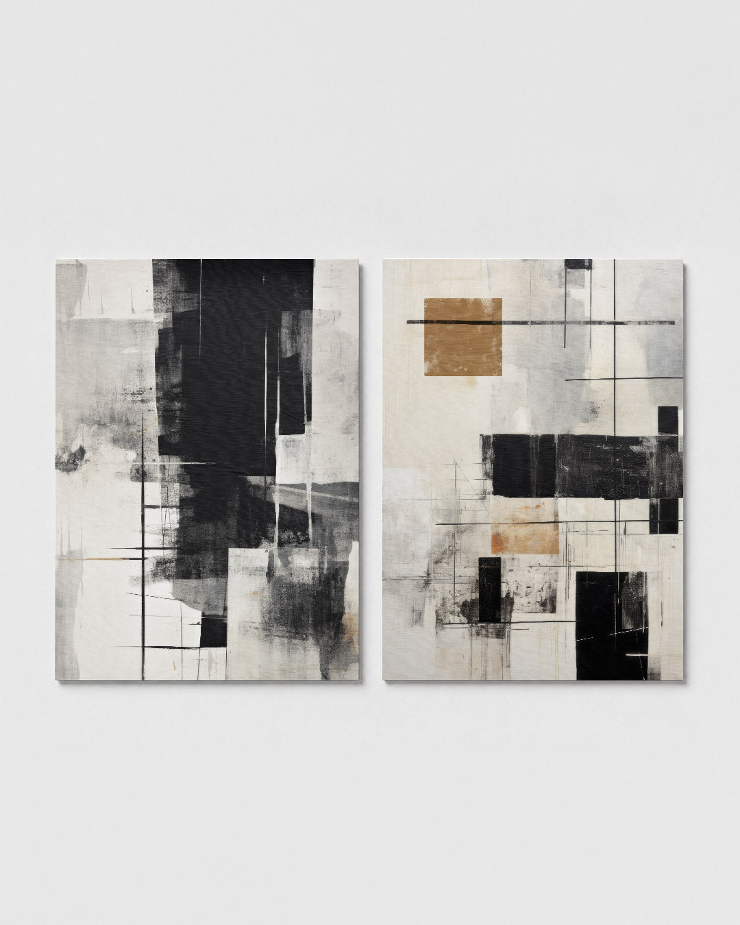 Zwart wit harmonie Posterset