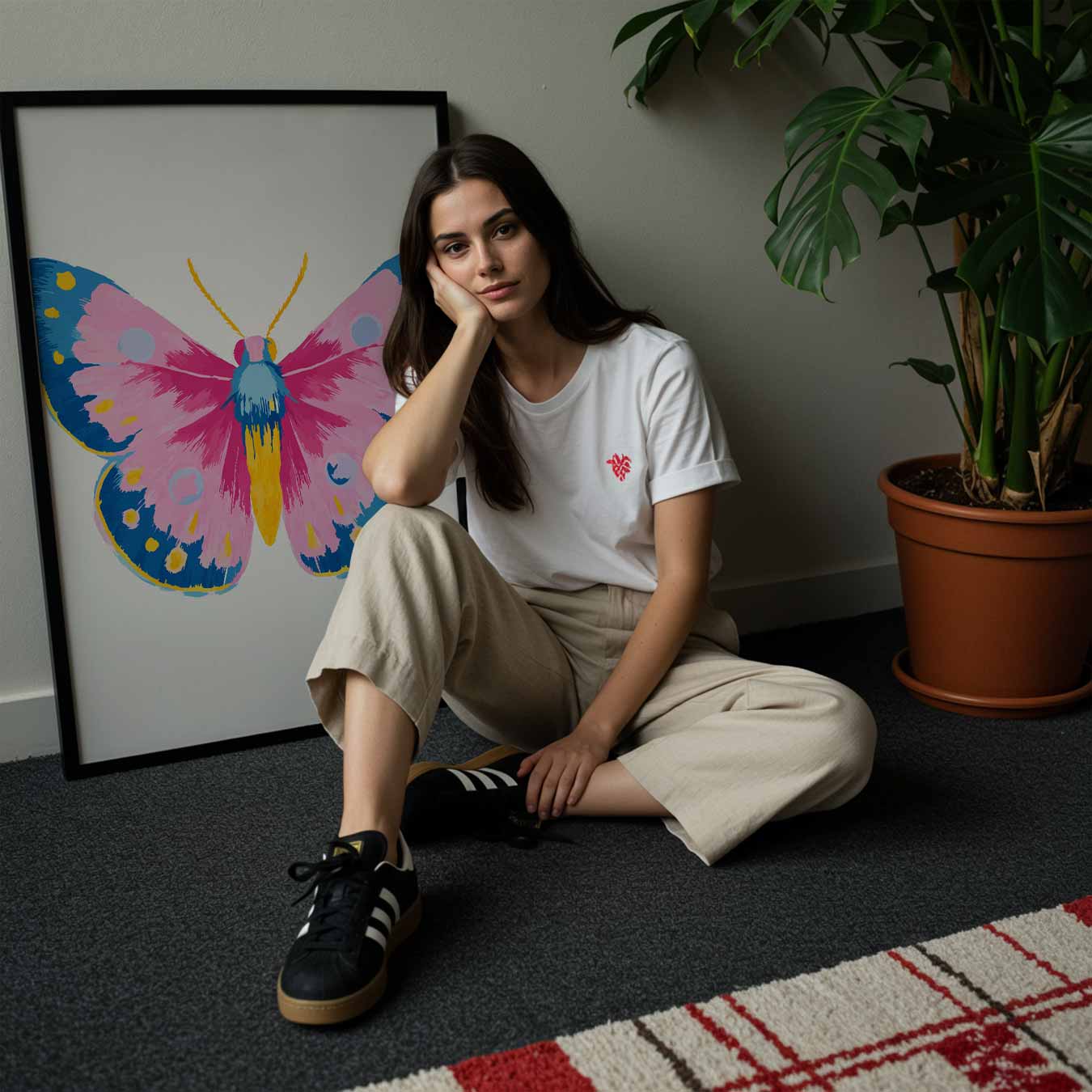 Magische Vlinder Kunstposter-WallArtistic