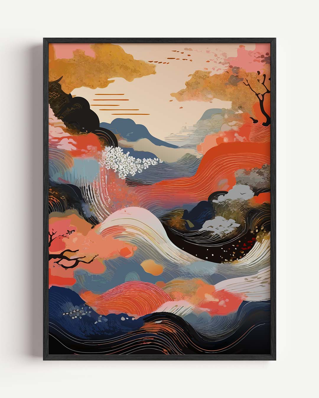 Dromerige Natuurlandschap Poster-WallArtistic