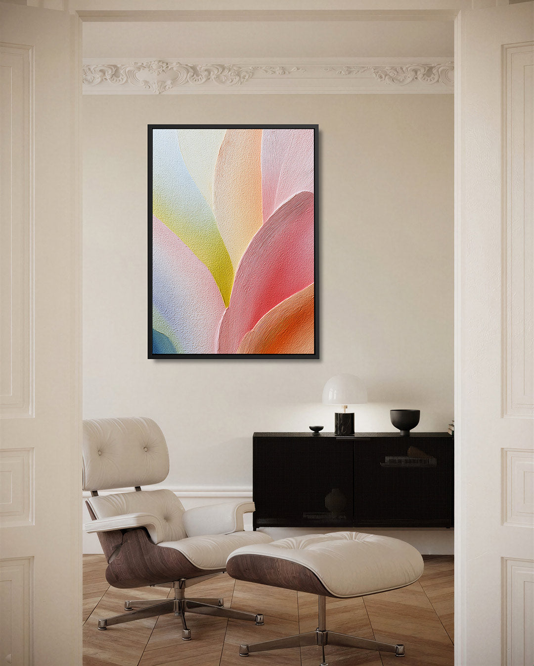 Kleurrijke vormen Kunstwerk