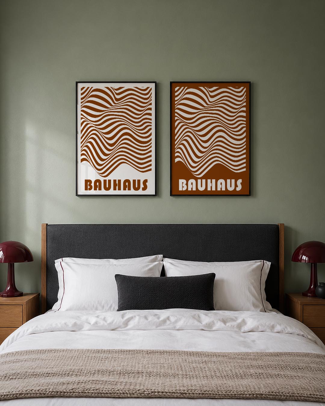Golvend lijnenspel Postersets