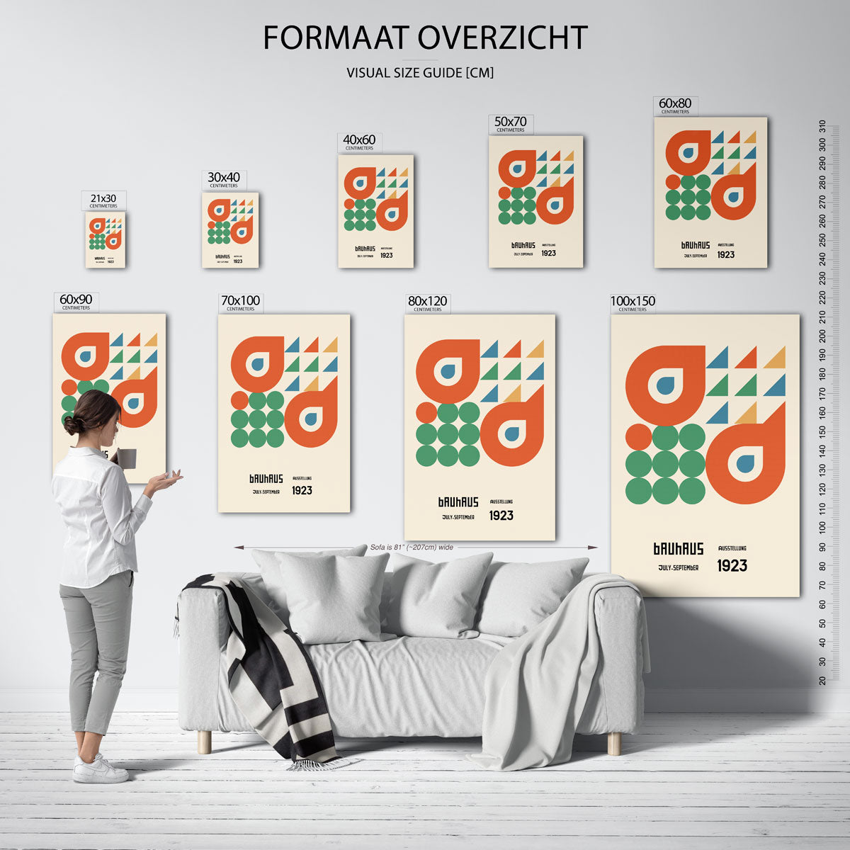 Vormen en vlakkenspel Poster