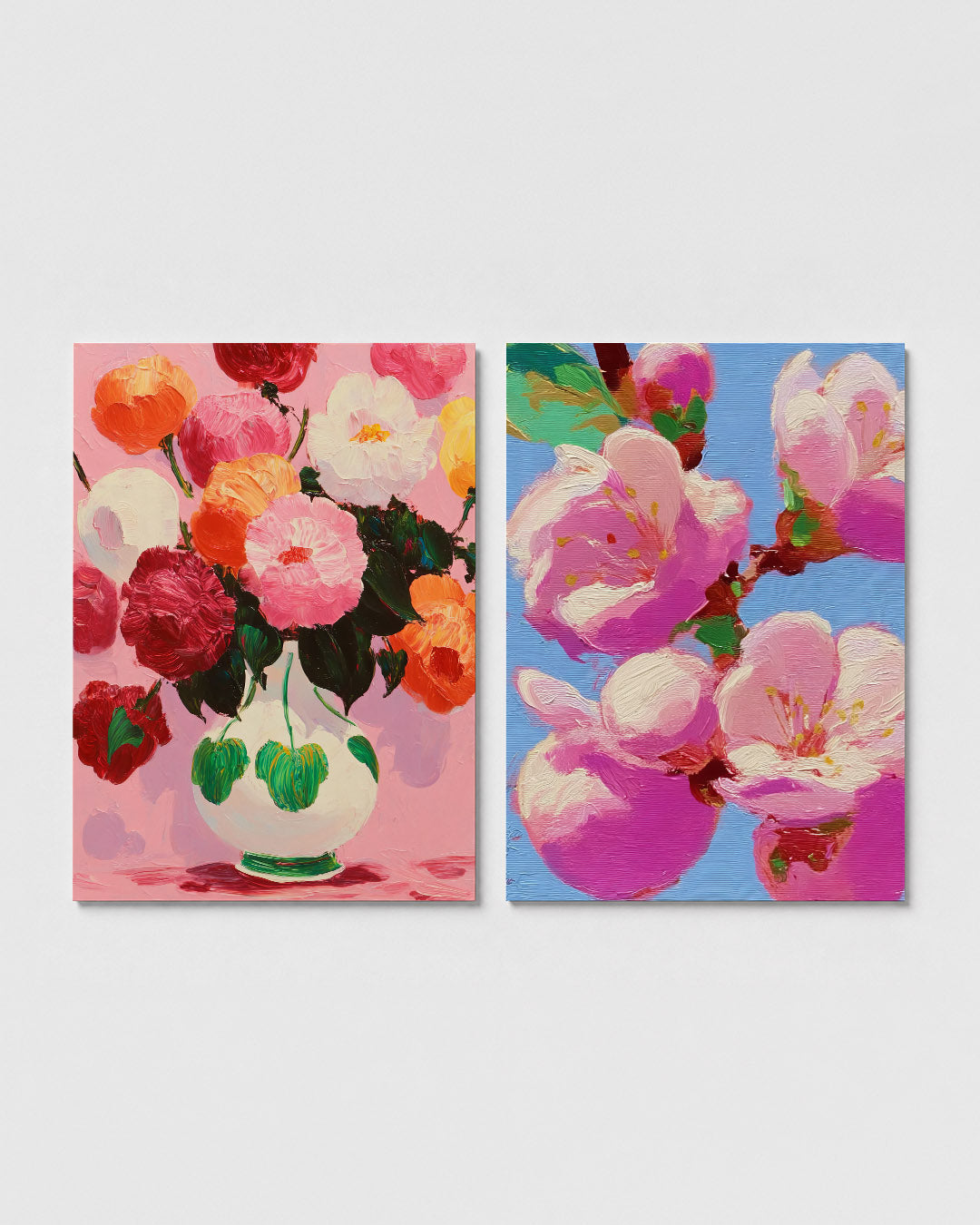Bloemrijke kleurexplosie Posterset