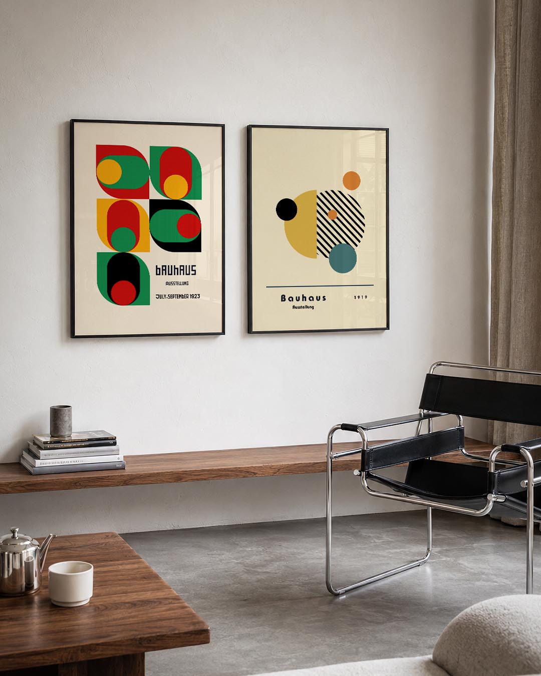 Kleurrijke vormen Posterset
