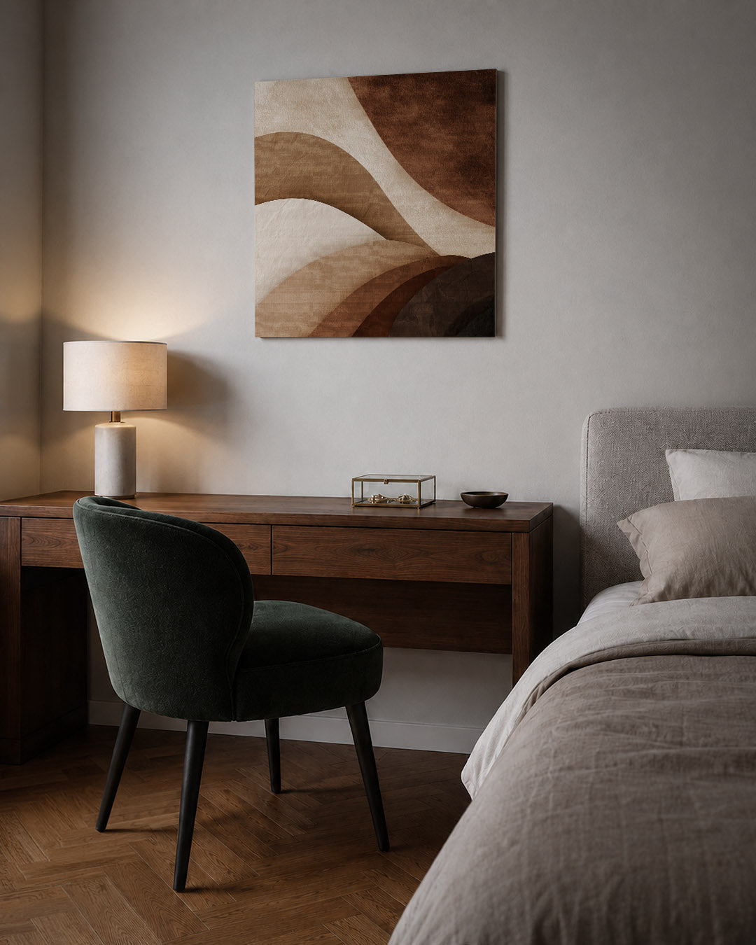 Organische vormen compositie Kunstwerk