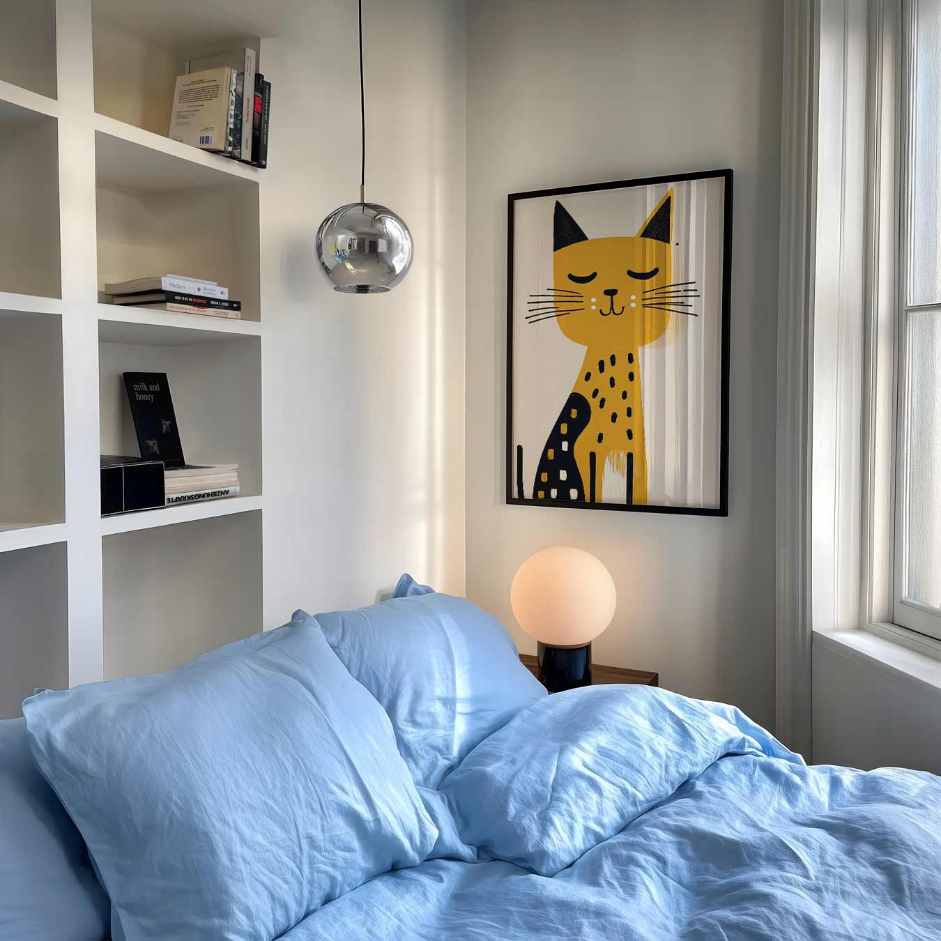 Slapende Kattenposter-WallArtistic