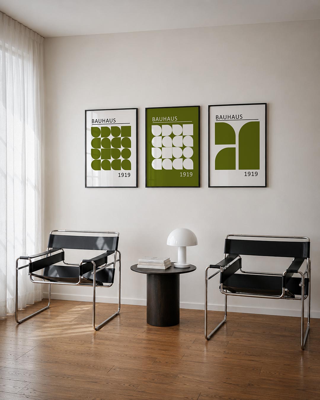 Vormritme en kleur Posterset