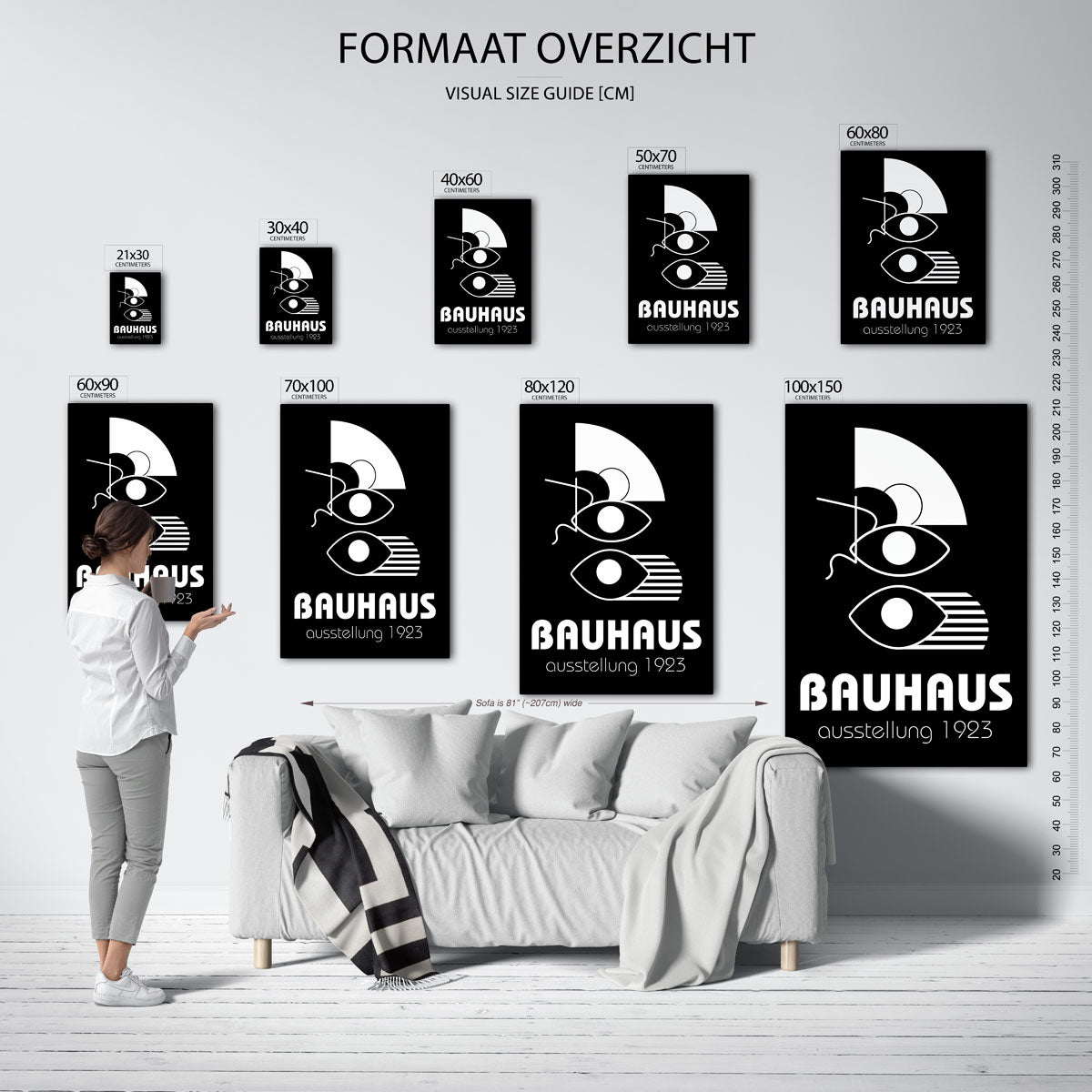 Vormen en lijnen Poster
