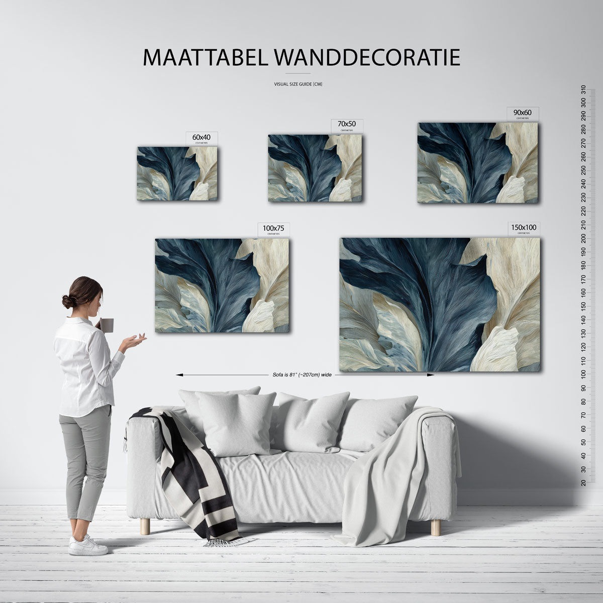 Organische vormen Kunstwerk