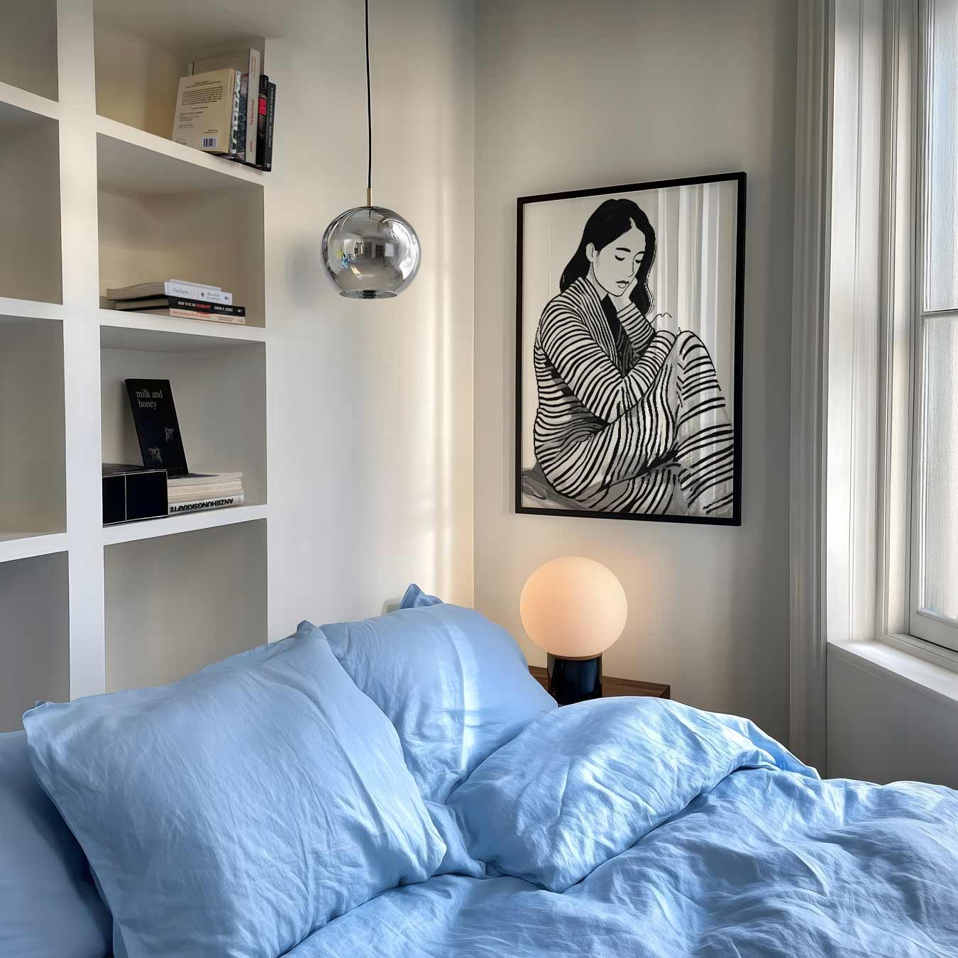 Stijlvolle Zebra Vibes Poster-WallArtistic