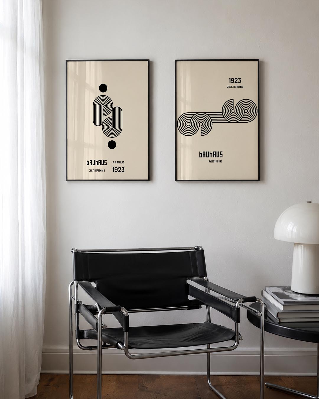 Lijnen en cirkelspel Posterset