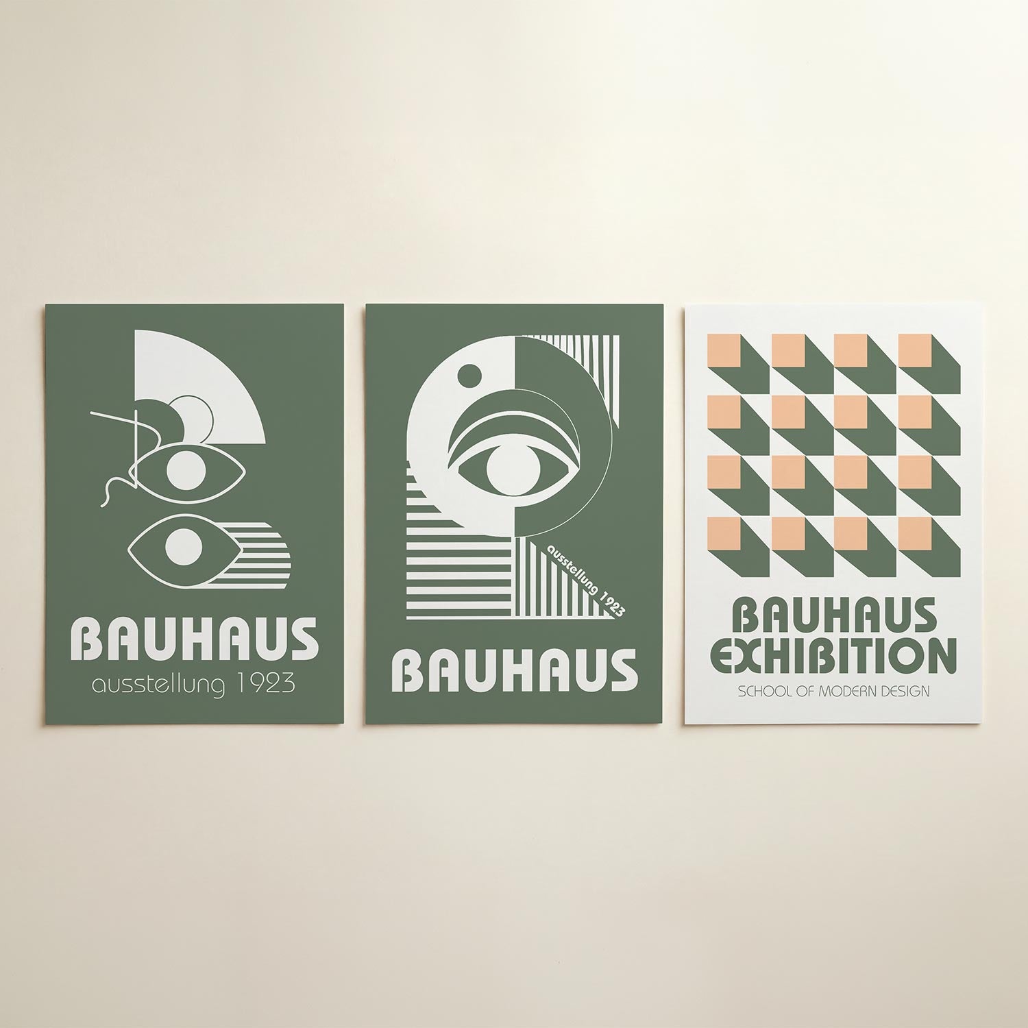 Vormen en vlakken Posterset