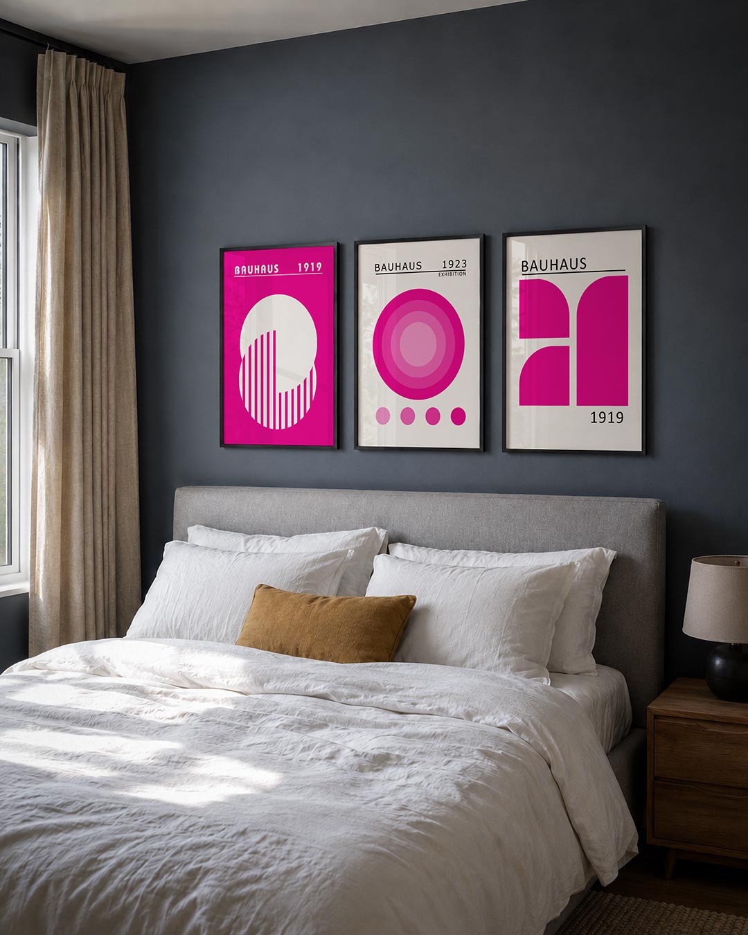 Cirkel en strepen Posterset