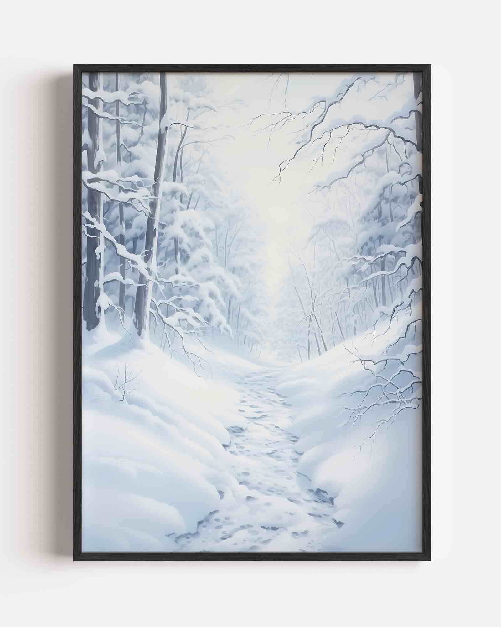 Sneeuwlandschap Poster