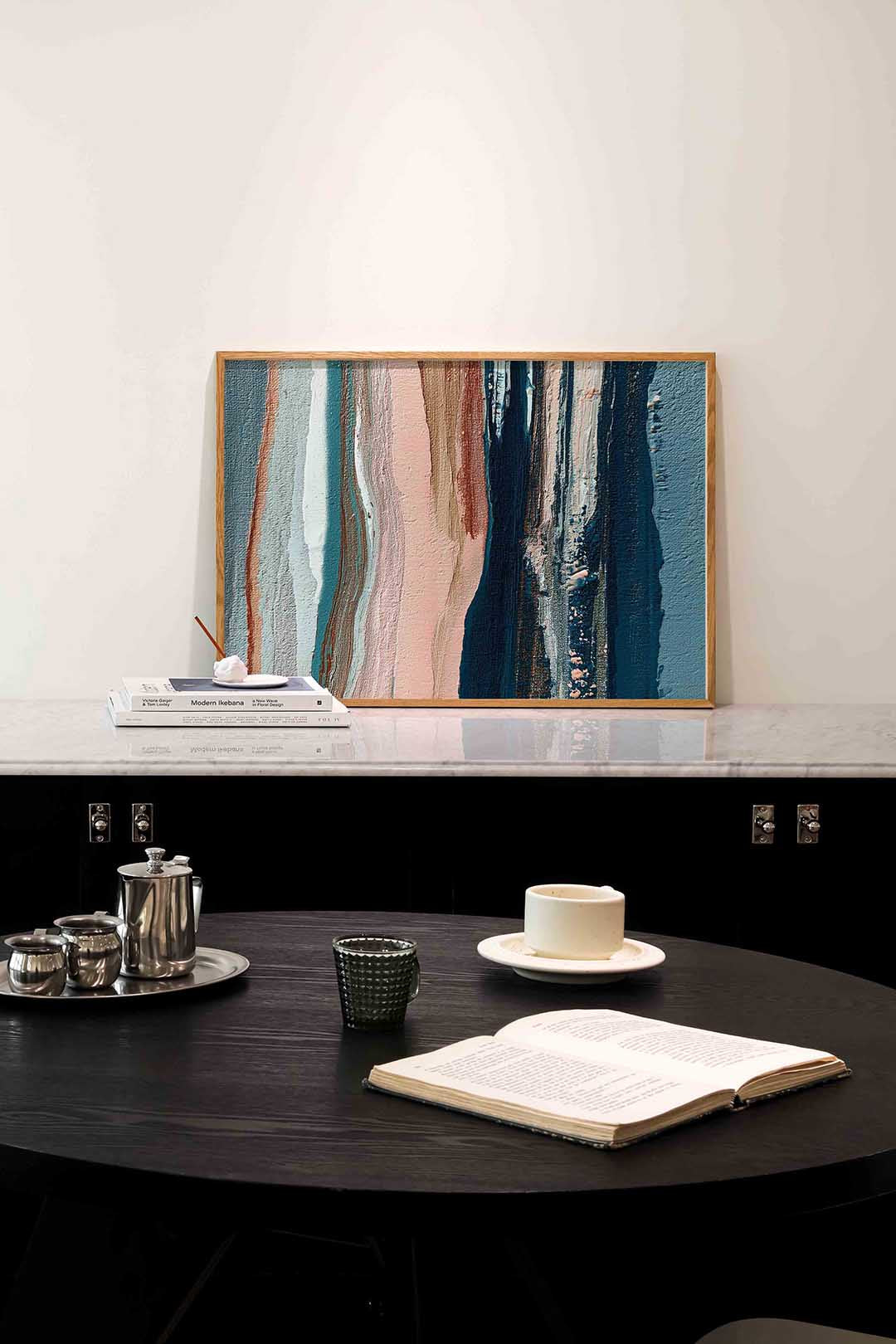 Abstracte strepen Poster
