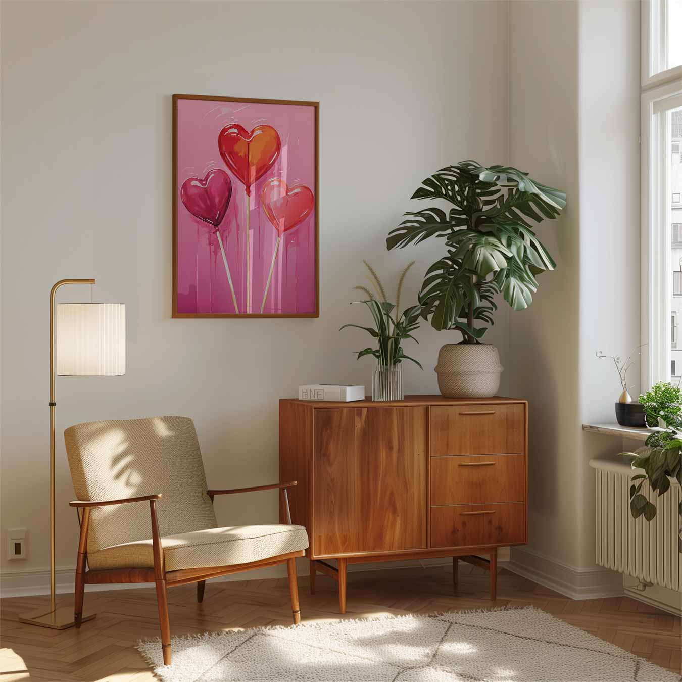 Liefdevolle Lollies Poster-WallArtistic