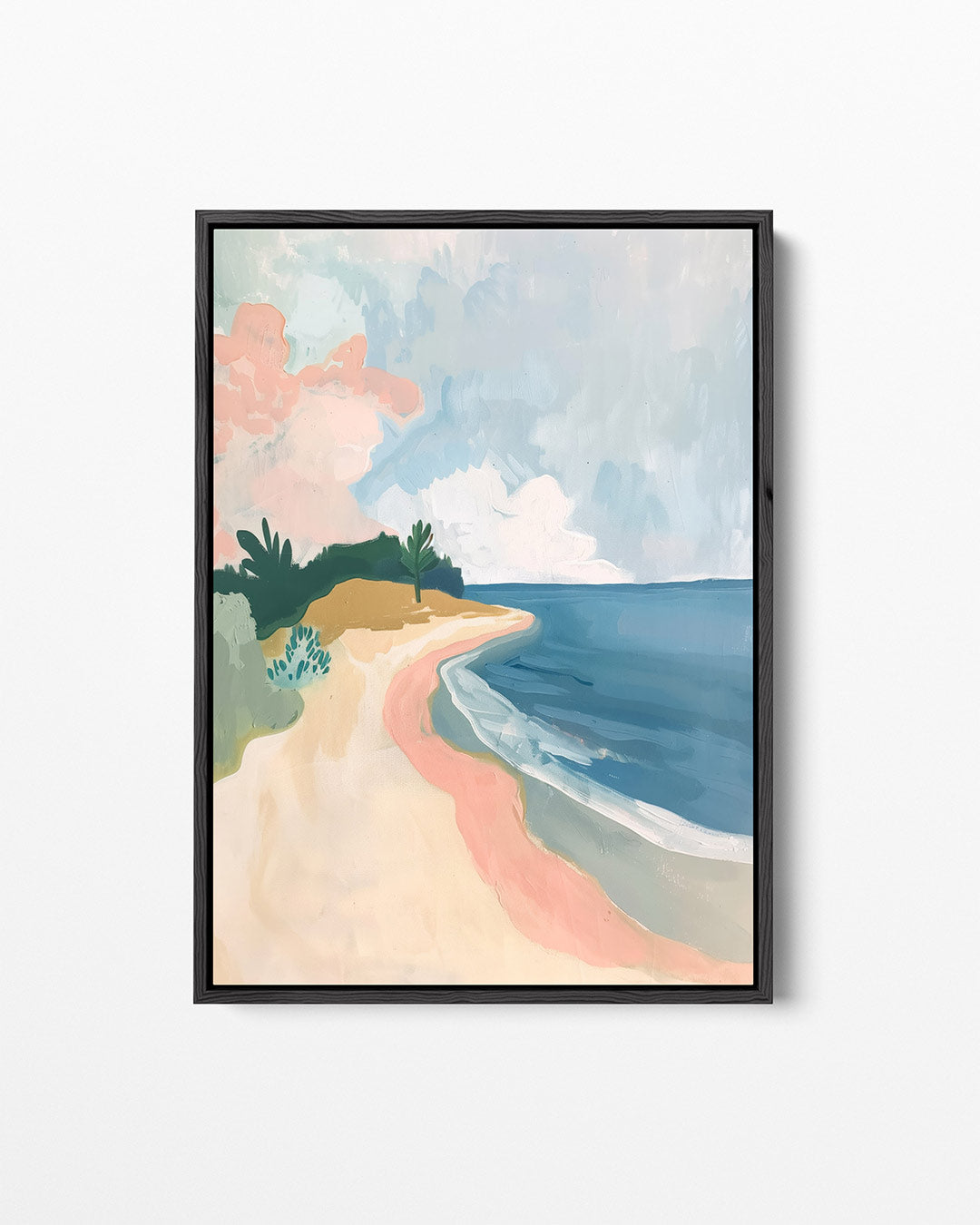 Zomerse kustlijn Kunstwerk