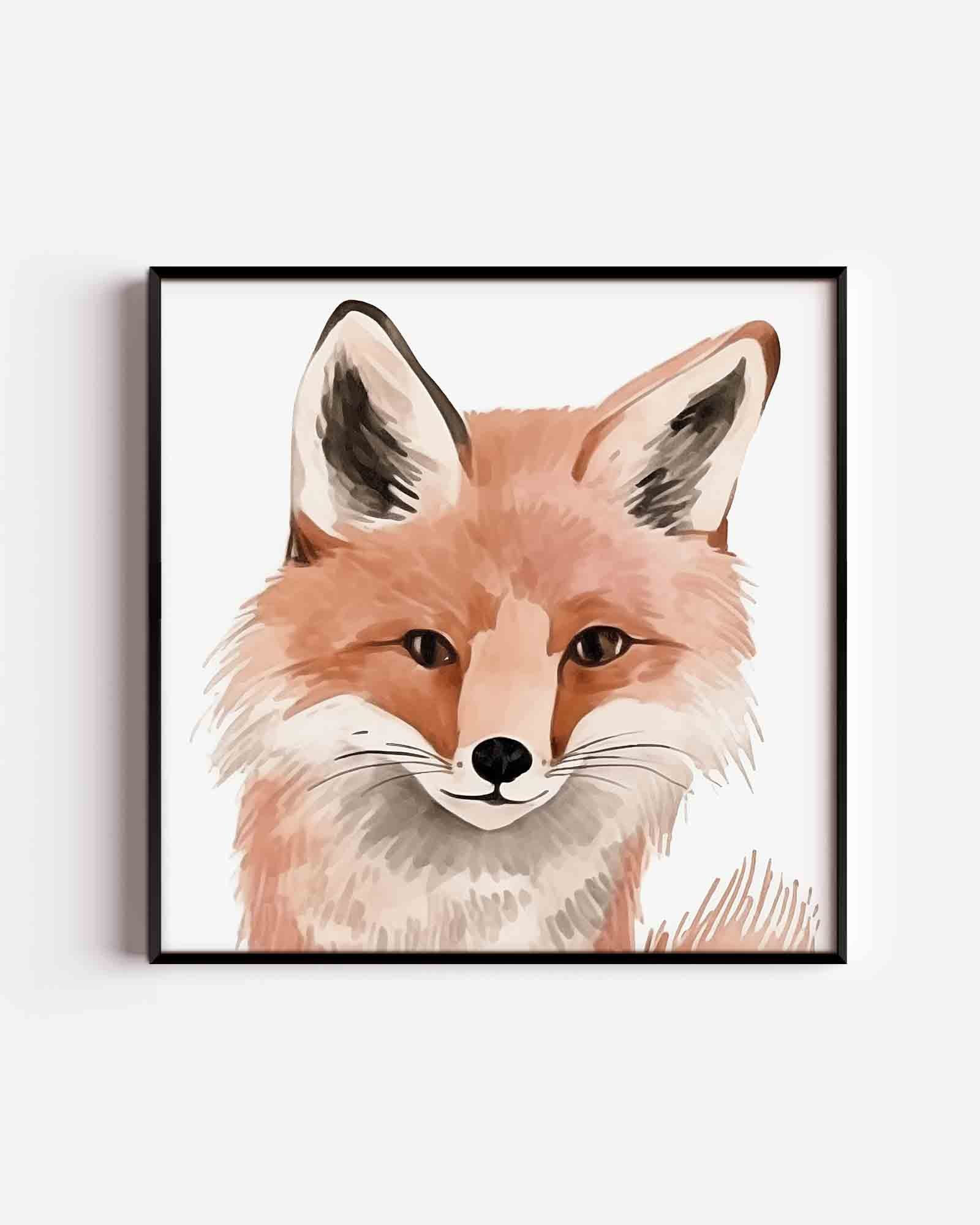 Vos portret Poster