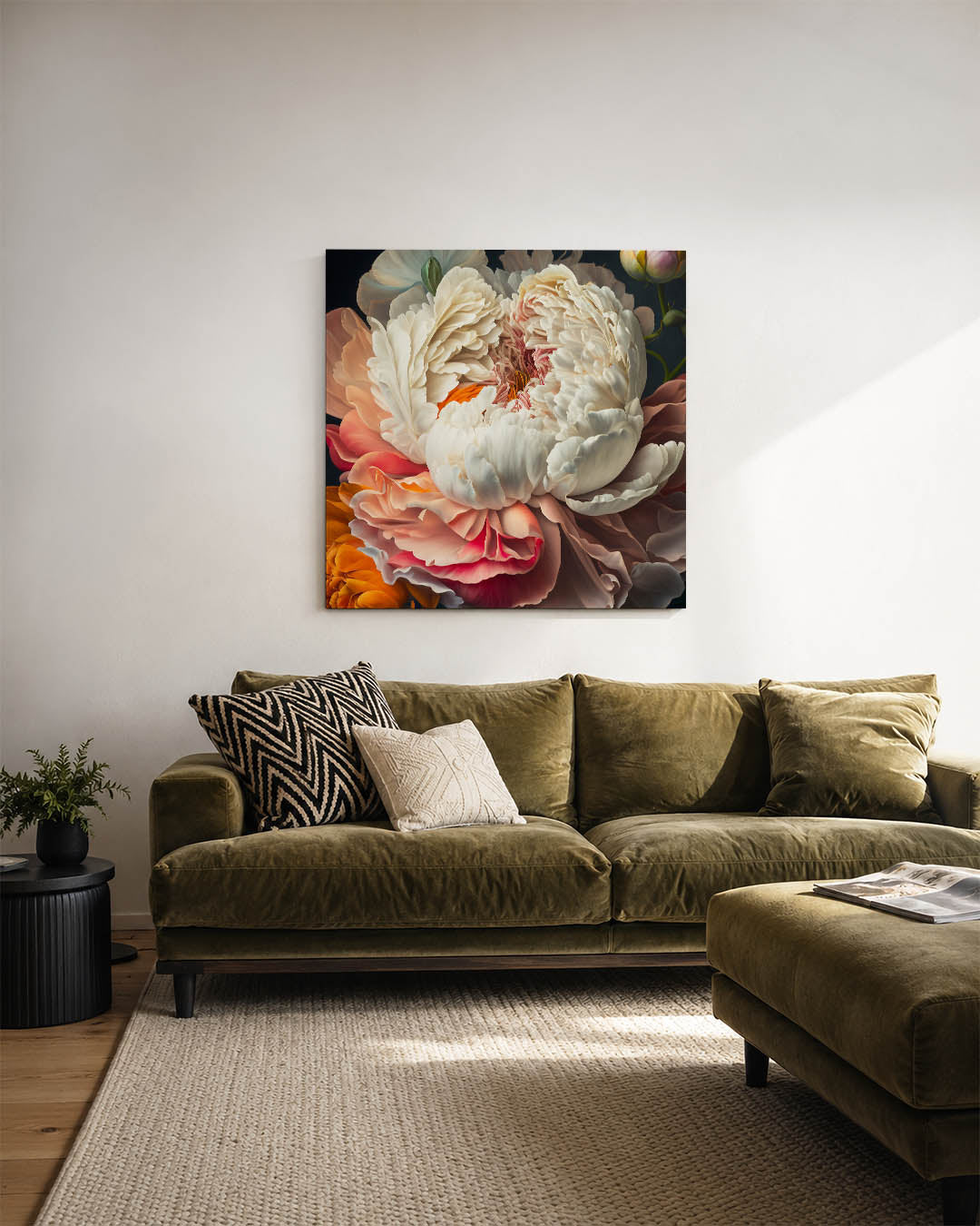 Bloemrijke harmonie Kunstwerk