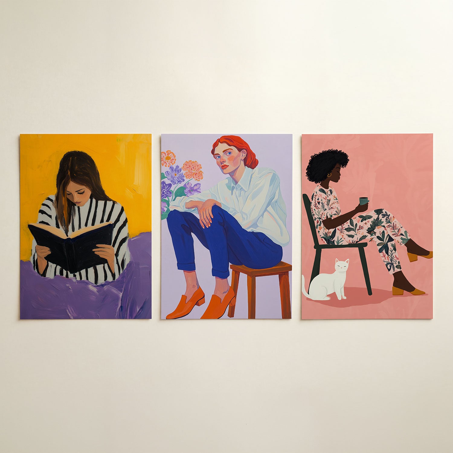 Kleur en lijnen Posterset