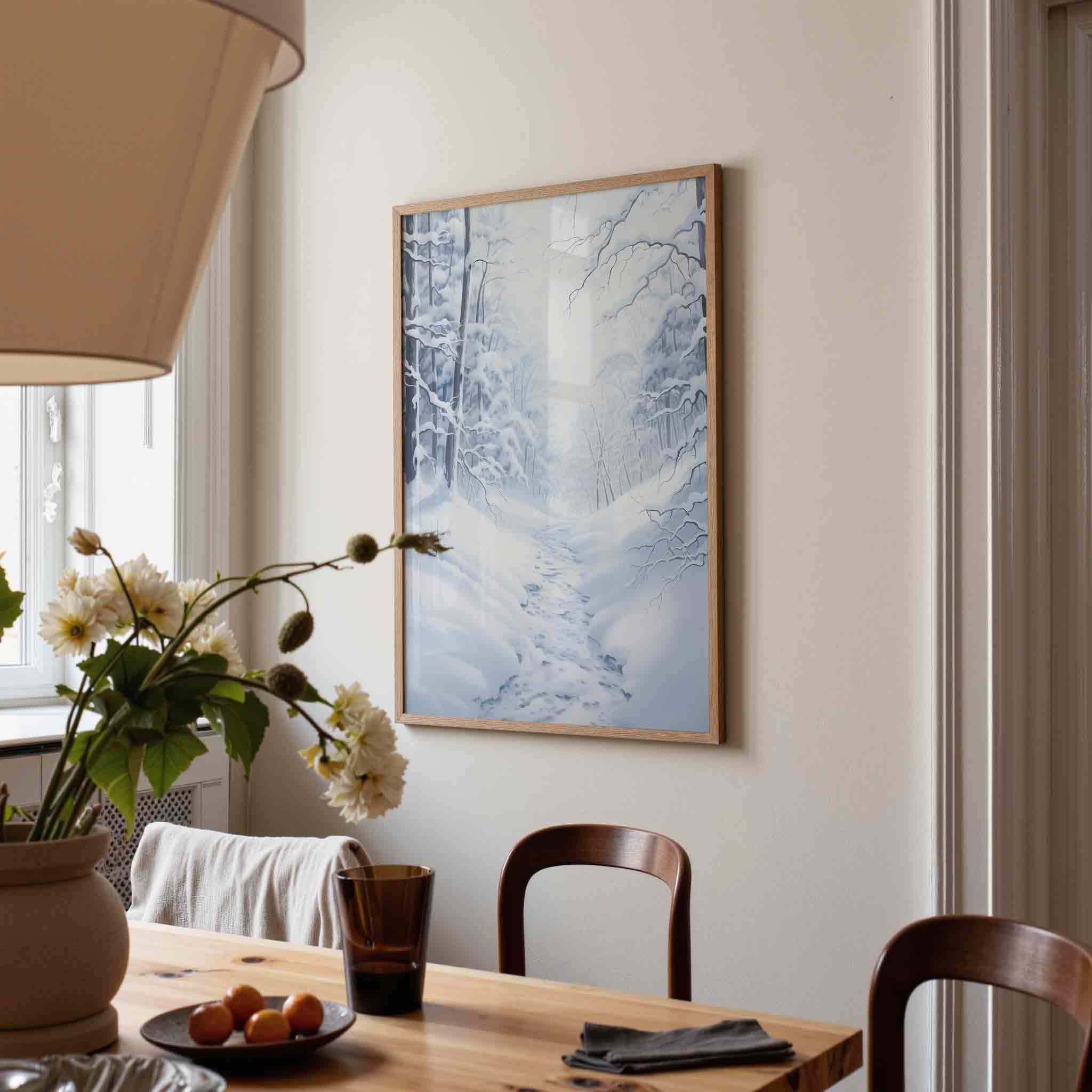 Sneeuwlandschap Poster