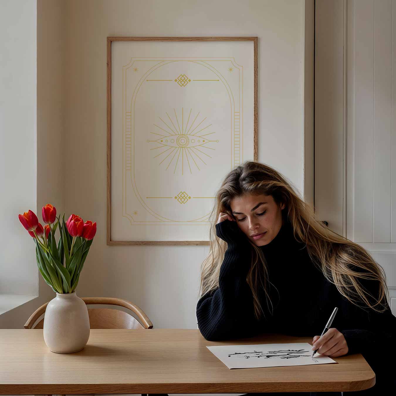 Mystieke Oog Poster-WallArtistic