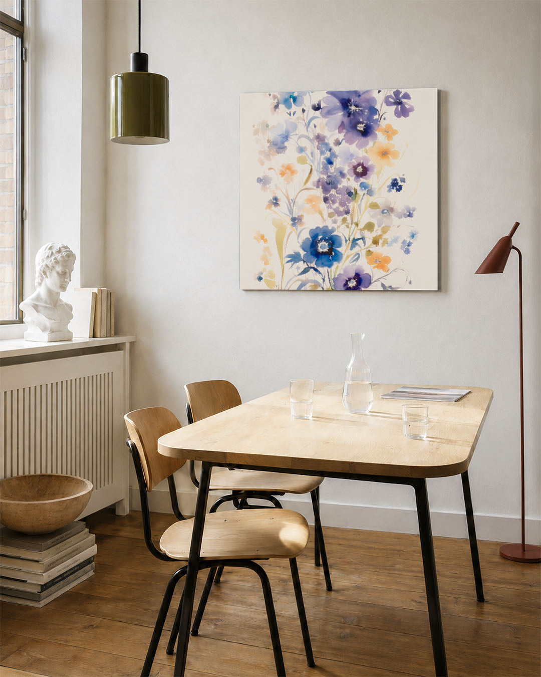 Kleurrijke bloemenpracht Kunstwerk
