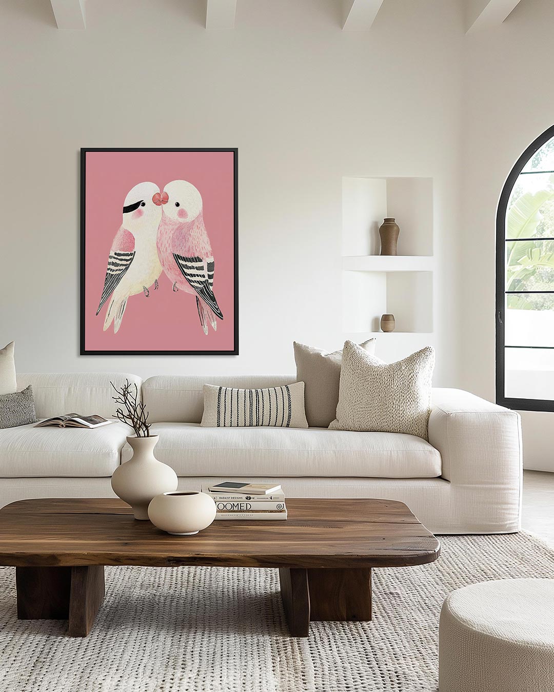 Vogels in harmonie Kunstwerk