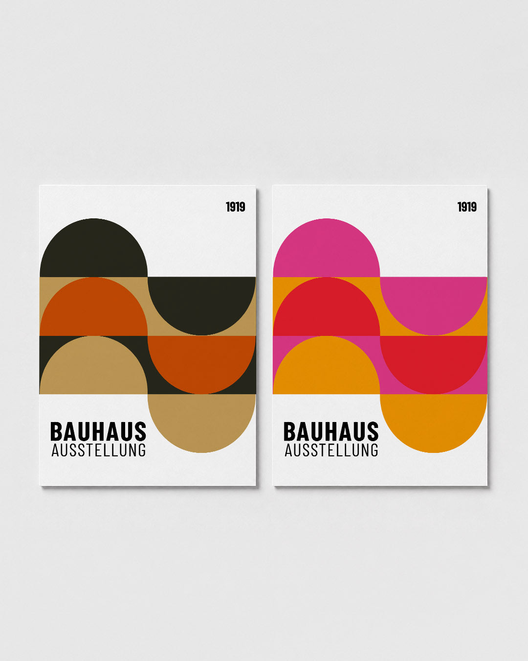 Halve cirkel harmonie Posterset