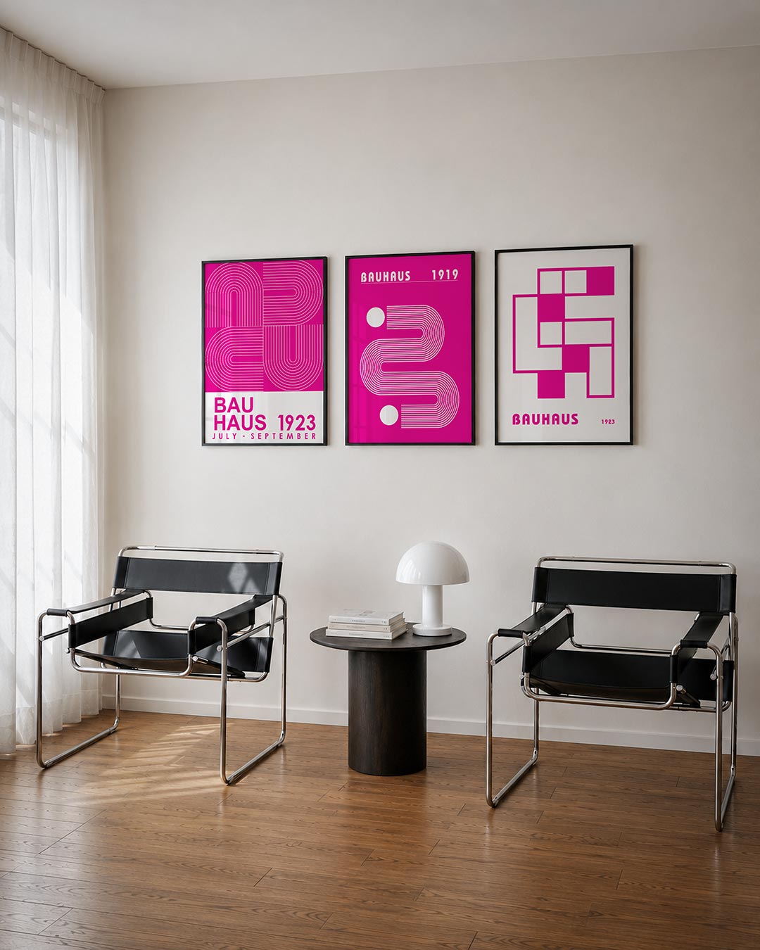Lijnen en kleurvlakken Posterset