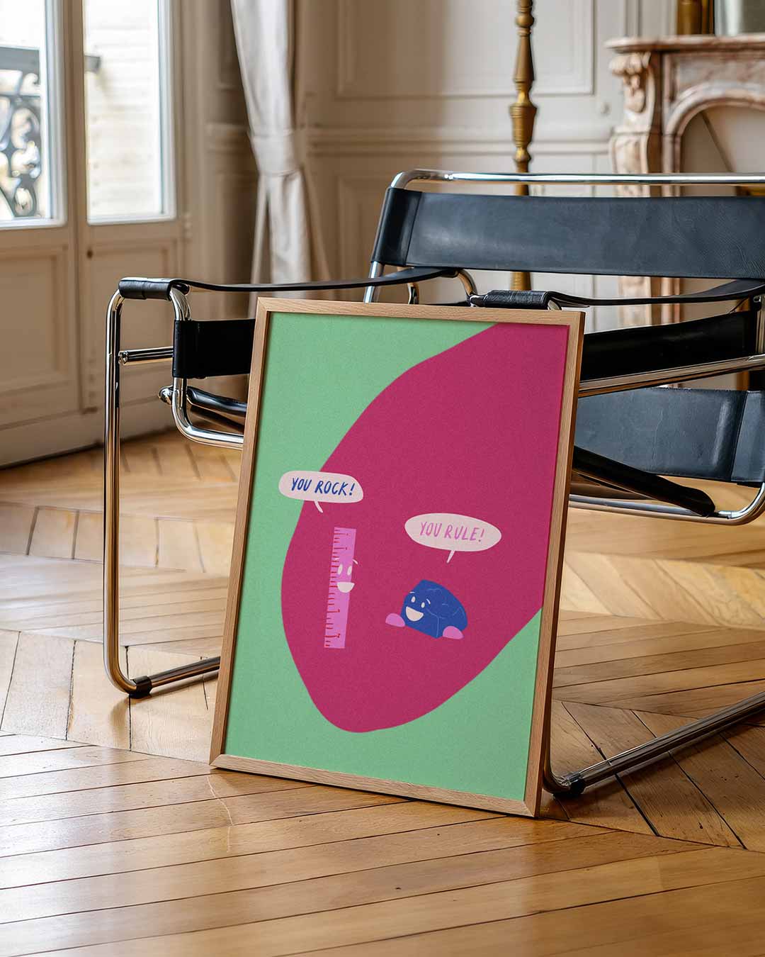 Vrolijke Complimentenposter-WallArtistic