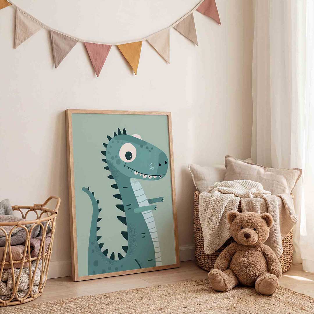 Dinosaurus illustratie Poster