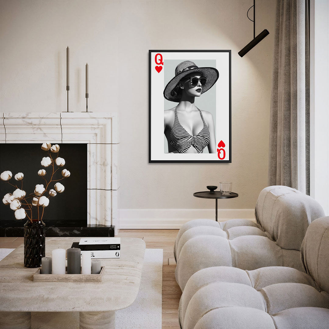 Stijlvolle dame Kunstwerk