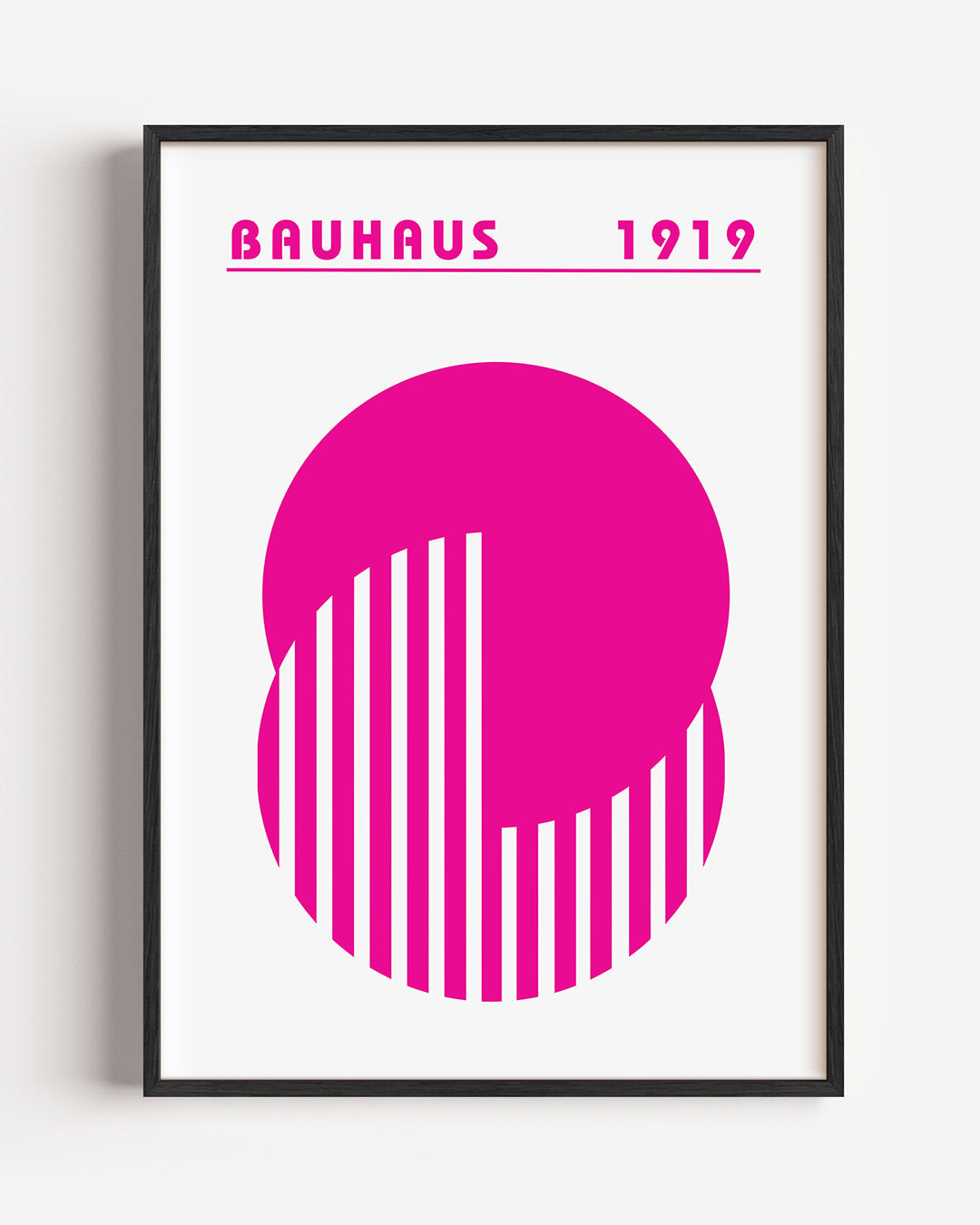 Cirkel en lijnen Poster