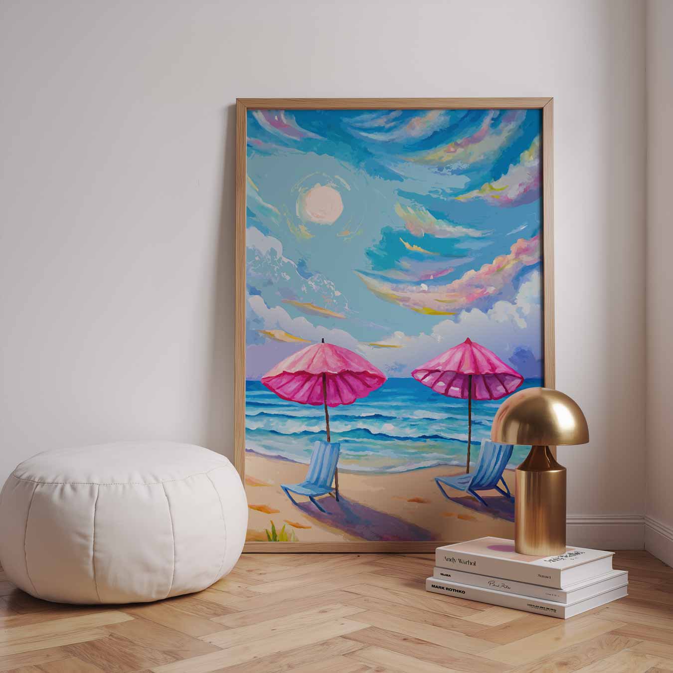 Tropische Stranddroom Poster-WallArtistic