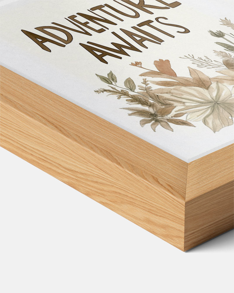 Inspirerende Avontuur Bloemenposter-WallArtistic