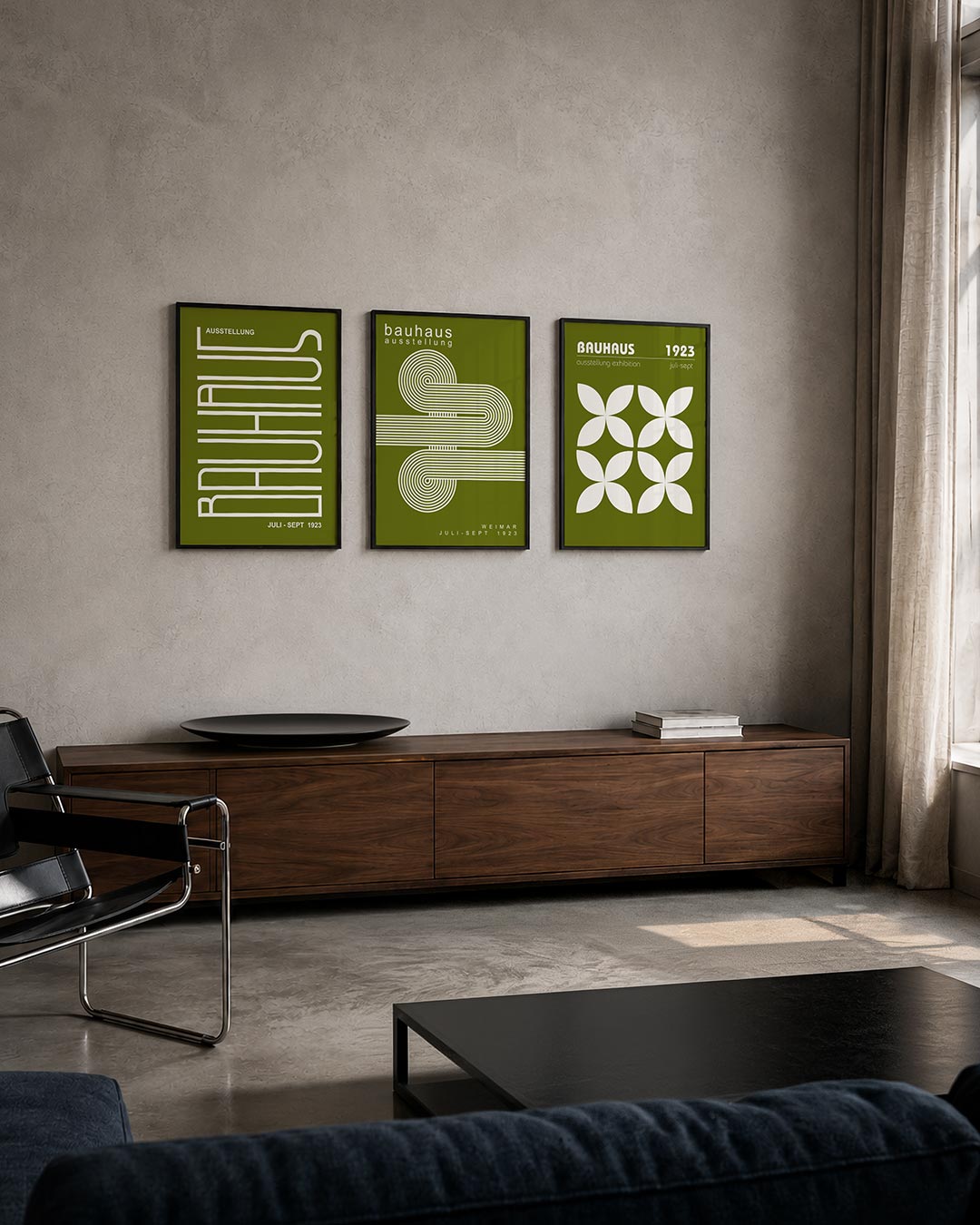 Lijnen en kleurvlakken Posterset