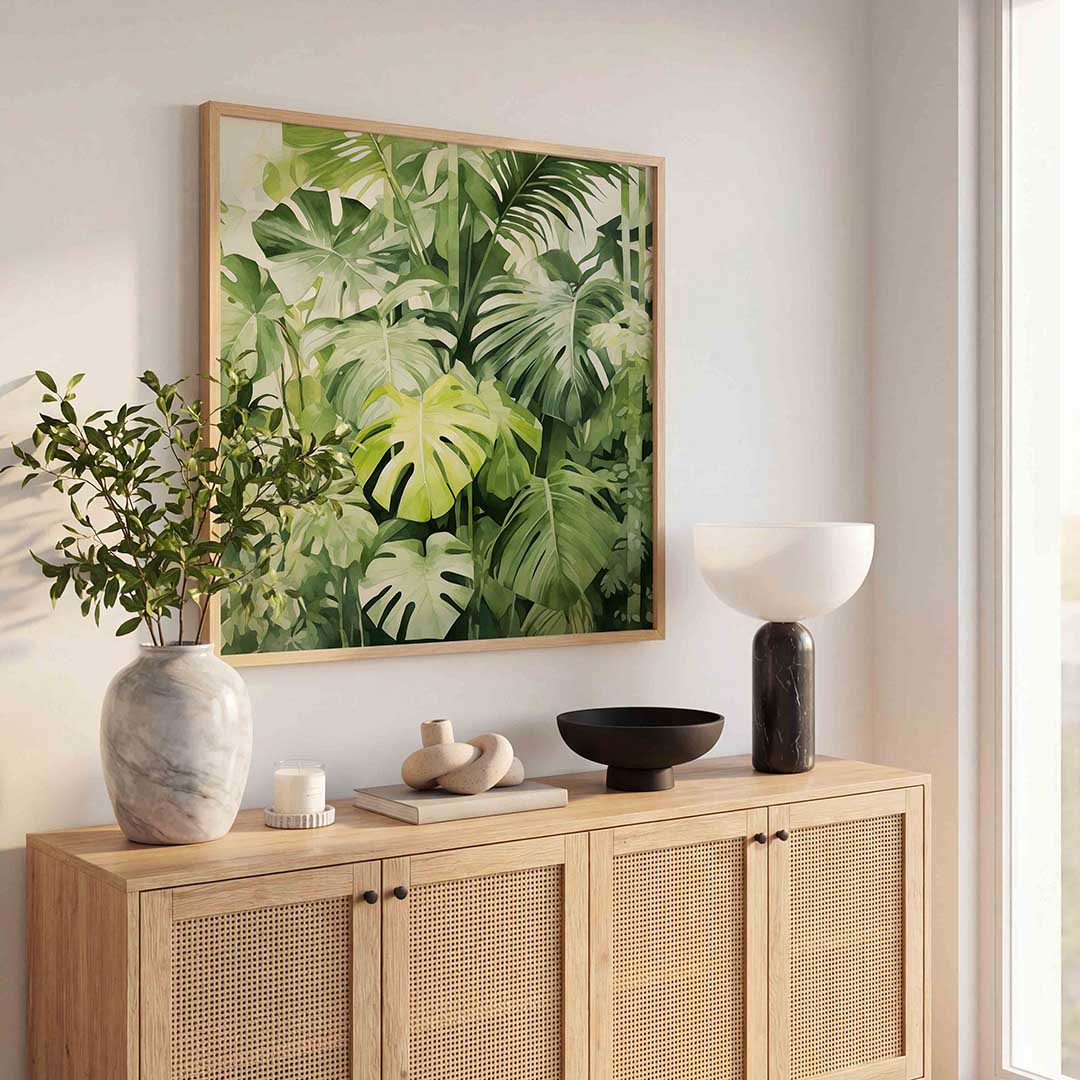 Groene bladeren Poster